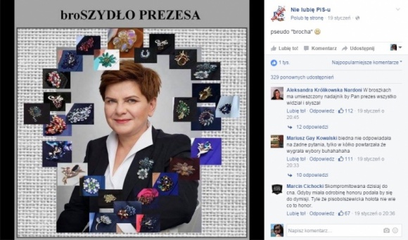 Co ma Szydło do broszki?