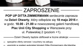 Dzień otwarty POP UP DITTA ZIMMERMANN